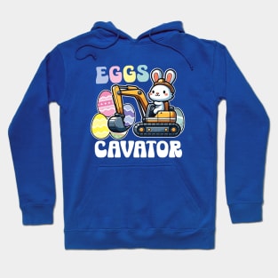 Eggscavator Easter Bunny Hoodie